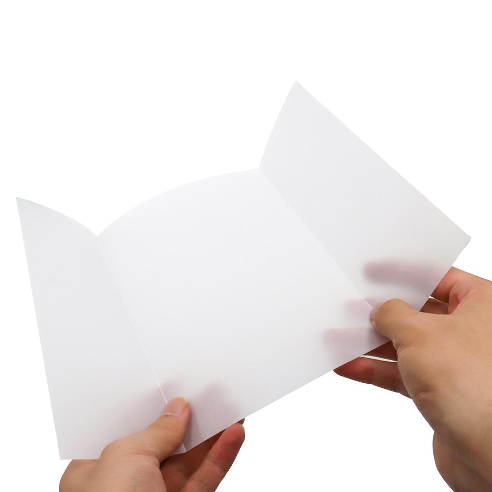 50pcs Translucent Paper Invitation Packs For Wedding and Party