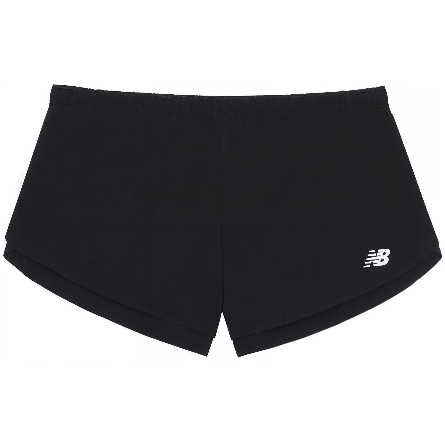 New Balance Impact Run 3In Split Shorts Asia Sizing Black Men s MS01239-BK XL