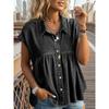 Women S Summer Comfortable Casual Commute Imitation Denim T Shirt