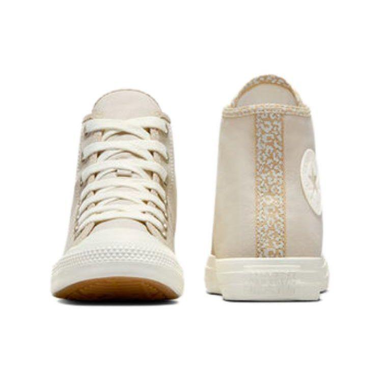 Converse Chuck Taylor All Star Leopard High Top Canvas Shoes Women Sneakers Brown White A10144C