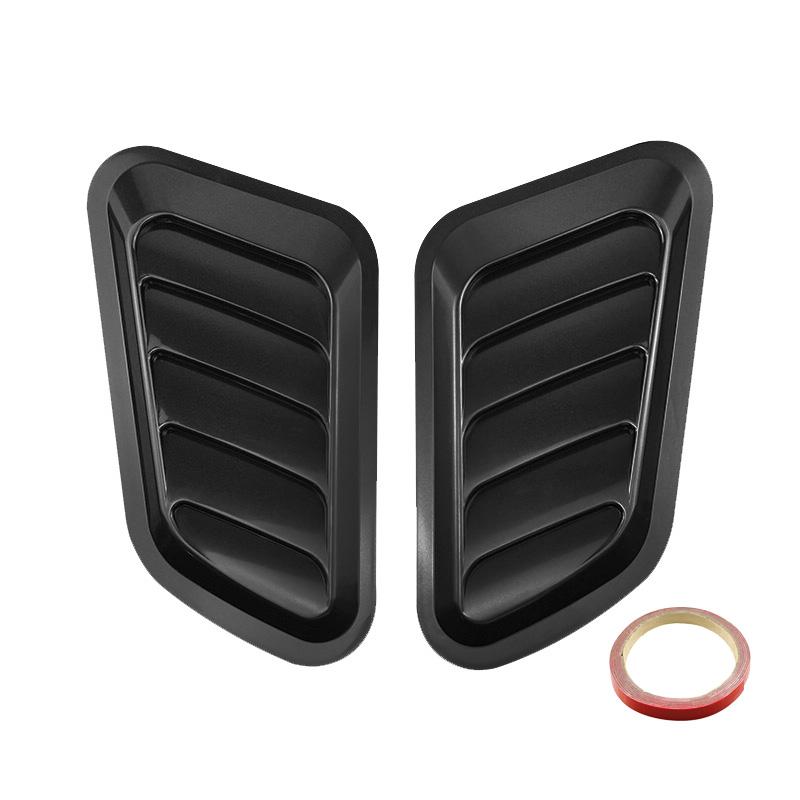 

1 пара Декорация капота автомобиля Реалистичный дизайн воздуховыпускного отверстия Имитация воздухозаборника Накладка на кузов Автомобильная декоративная наклейка