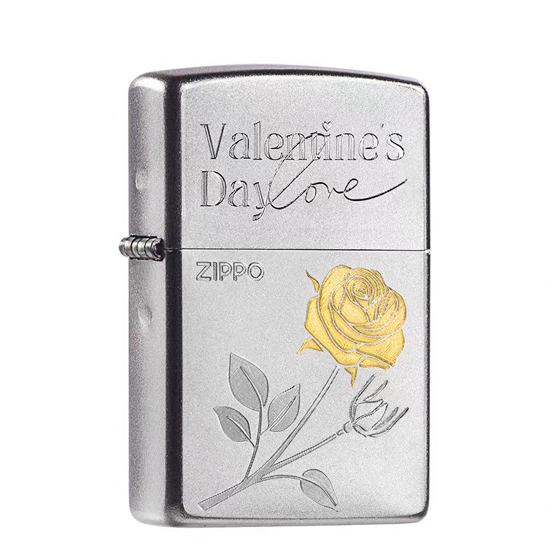 Zippo Name of the Rose Valentine's Day Personalized Kerosene Lighter
