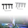 Bass Bridge String Saddle Plate Block Instrument Bass Electric Guitar Replacement Accessories Spring Screws with Wrench
