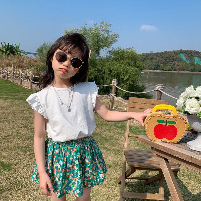 Summer T-shirt Children Stylish Baby Girl Top Short Sleeve