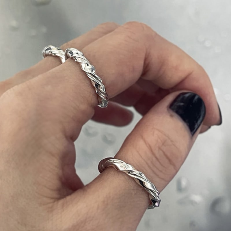 skos Silver925 S Curved Ring