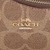 Coach Teri Coated Canvas With Leather Shoulder Bag Mini Women's Caramel CBL07-IMXIS