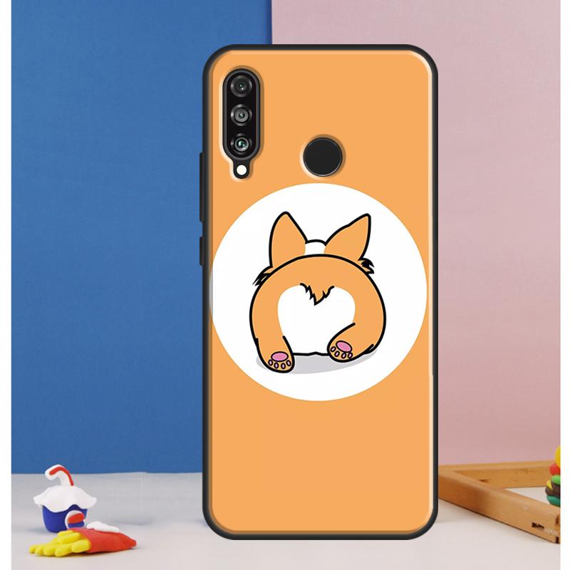 Cartoon Corgi Case For Huawei Nova 12s 7i 8i 11i 12i 9 10 SE Y73 Y90 Y70 Y72 Y61 Y91 P30 P40 Lite P60 Pro