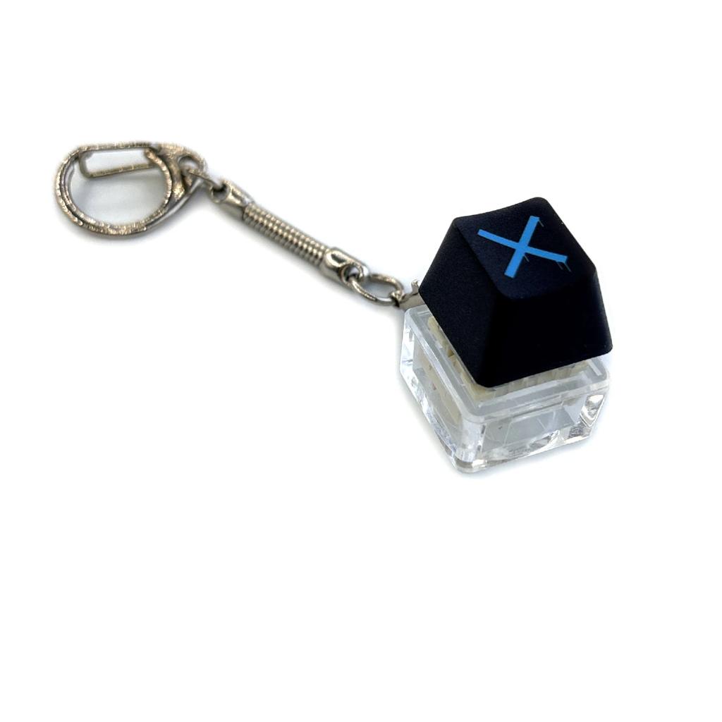Decompression Keychain Mechanical Keyboard Button Keyring Fingertip Key Cap Pendant Antistress Toy