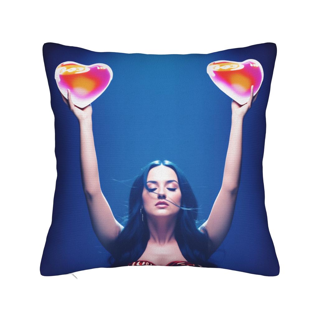 Pillow Case American singer K-Katy P-Perry Soft Pillow Cover For Sofa Car Home Decor Retro Trendy Pillowcases