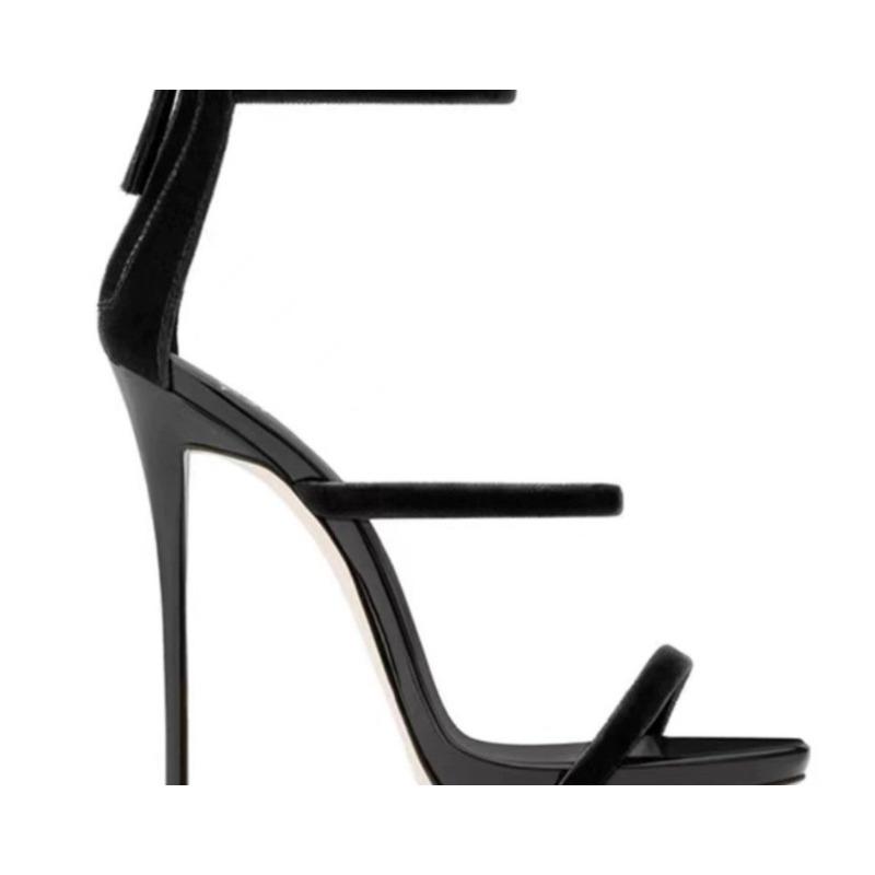 Fashion 2025Thin Heels Women Pumps Ankle Strap Sandals Shoes   Pointed Toe  Heels Dress Party  Big size