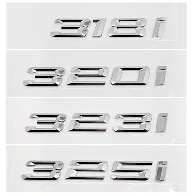 For BMW G20 G21 G28 F30 F31 F34 F35 E90 E91 E92 E93 E46 DIY Sticker Rear Trunk Badge Plastic Decal 3 Series 318i 320i 323i 325i Ue2