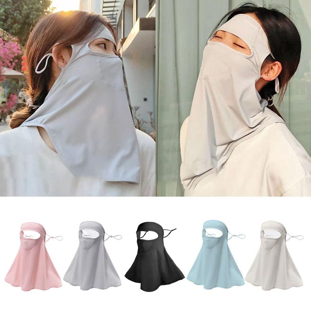 

Comfortable Face Bandana Washable Neckline Mask New Ear Headband Scarf Women Men синій