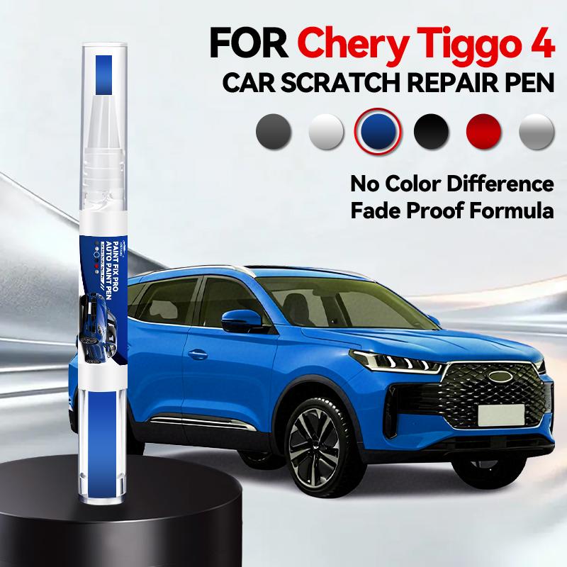 Purpose Vehicle For 2017-2024 Chery Tiggo 4 4Pro Car Paint Repair Pen Paint Scratch Repair Accessories Blue Silver White Red Gre