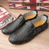 Fashionable Summer New Casual and Comfortable Octopus Bean Shoes for Men's Hollow Breathable Outdoor Sports and Casual Shoes