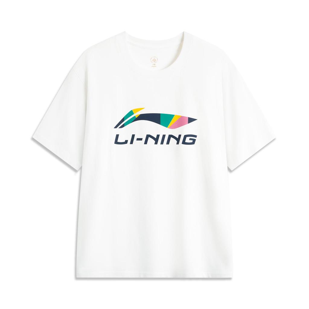 Li-Ning "Zhengrong" Collection Unisex Short Sleeve T-shirt White AHSUC27-1
