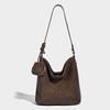 2025 New Fashionable Handmade Woven Women's Handbag, Niche High-End Large Capacity Single Shoulder Crossbody Bucket Bag