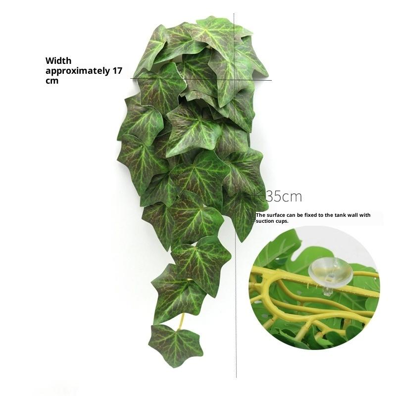 Simulation Fish Tank Landscaping Colorful Rattan Cane Reptile Pet Feeding Box Decoration Fish Tank Aquarium Landscape Decoration