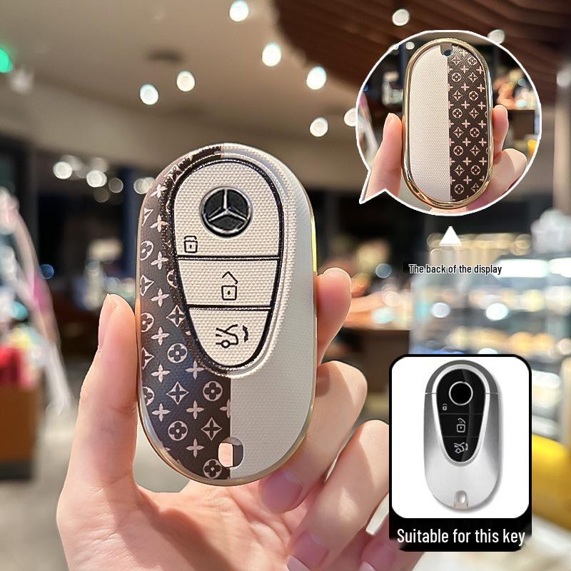 Mercedes-Benz Key Covers: Fits New C-Class C260L/C200L, S-Class S400L/S450L, and Maybach