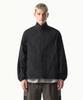 [City Leisure] High-Neck Sheer Windbreaker Jacket [Black]
