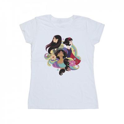 Womens/Ladies Princess Mulan Jasmine Snow White Cotton T-Shirt