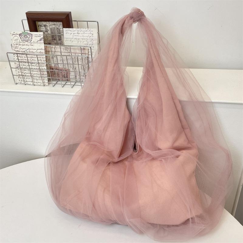 52 spring and summer new design mesh tote bag girl fashion versatile casual underarm shoulder bag