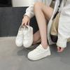 Leather Little White Shoes Women's Autumn New Thick Baseplate Shoes Women's Casual Sports Shoes Women's Inner Height Increase Women's Shoes