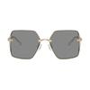 Michael Kors Temple Engraving Aviator Sunglasses Men's Gold