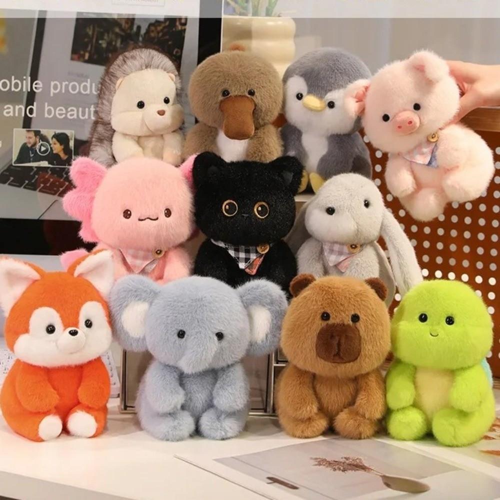 15cm Plush Companion Doll Elephant Animal Plush Toy Cute Stuffed Animal Pillow  Desk