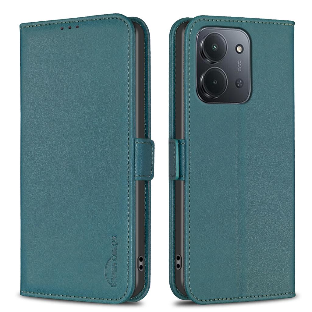 For Xiaomi Redmi 15C 5G (EU) (173mm)/15C 4G (EU) (173mm) Case BINFEN COLOR BF31  PU Leather Flip Folio Phone Wallet Cover