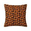 Halloween Pumpkin and Spider Web Printed Pattern Cushion Cover Home Living Room Sofa Decoration Polyester Zipper Pillowcase