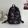 Japanese Ins Style Butterfly Backpack for Women Junior High School Girls School Bag Large Capacity Travel Light Backpack