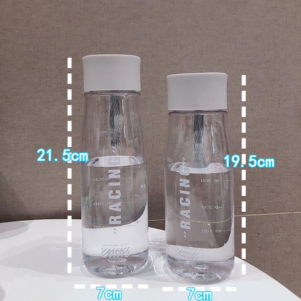 Bærbart tau 550 650 ml Plast Klart Løpesport Vannflaskekopp Student Mann Kvinne Sommer Handy Cup BPA-fri