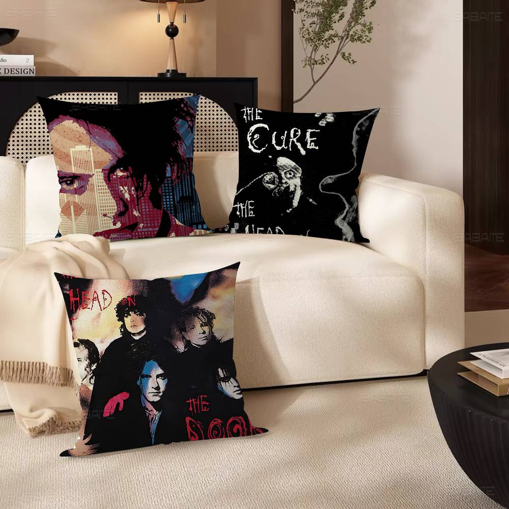 Band The C-Cure Personalized Pillow Cover Kids Bedroom Wild Party Decor Pillowcase Kid Birthday Shower Gift