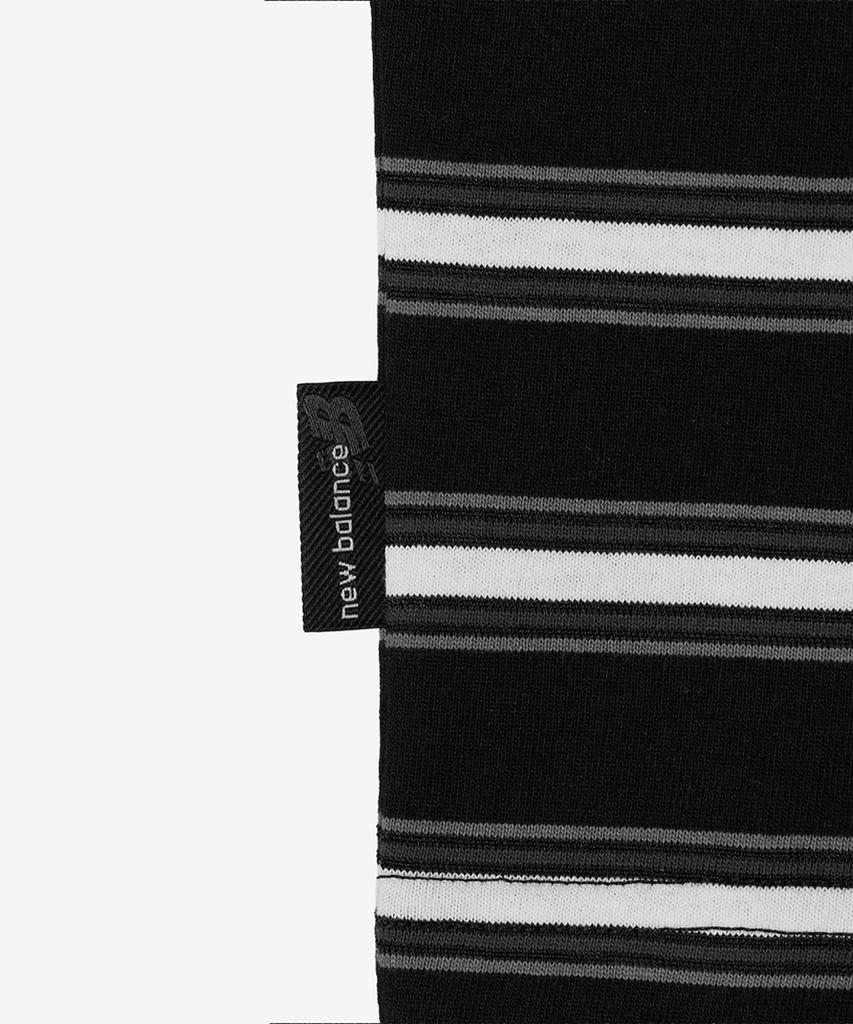 Nyuballanseu Nbneg21583 / Uni Track Club Striped Short Sleeve Tee (Black)