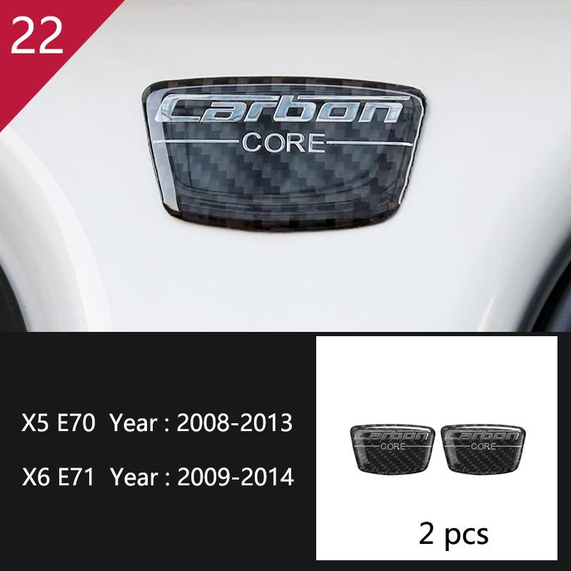 AAACH1 For BMW X5 X6 E70 E71 Accessories Car Interior Air Conditioning CD Console Panel Cover Decoration Trim Carbon Fiber Car Styling