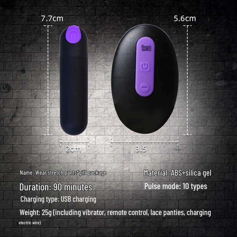 Jiuai Wearable Vibrating Underwear with Wireless Remote Control for Women