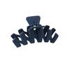 Fashionable N-shaped Large Frosted Spray-painted Plastic Hair Clip for Ladies' Hair