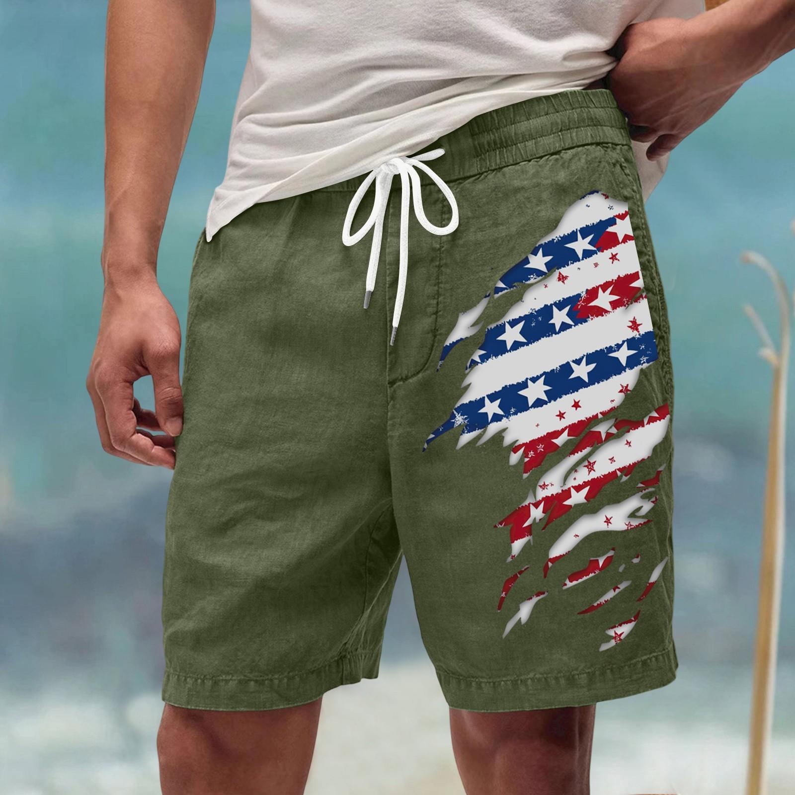 

Мужские летние большие повседневные свободные спортивные брюки пляжные шорты M