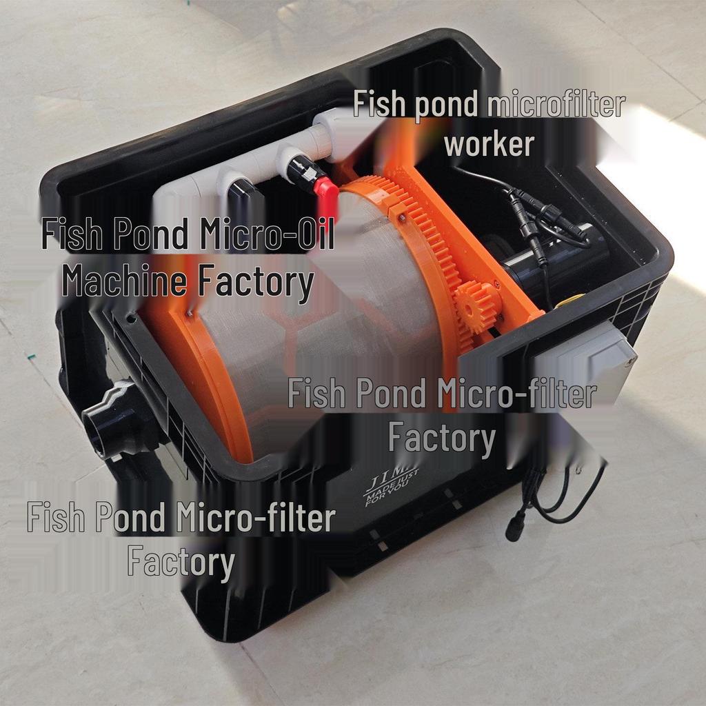 Automatic Rotating Drum Micro Filter for Pond and Aquarium (110V/220V)