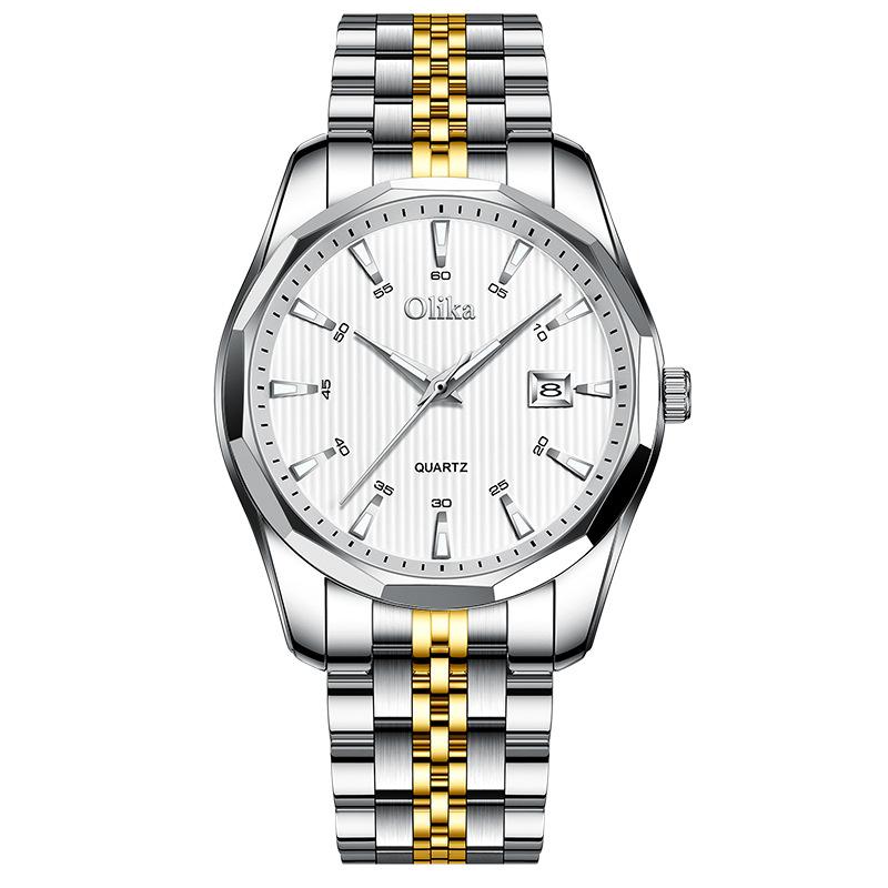 

Новые роскошные мужские часы высшего бренда с коробкой, деловые часы, водонепроницаемые многофункциональные мужские кварцевые часы