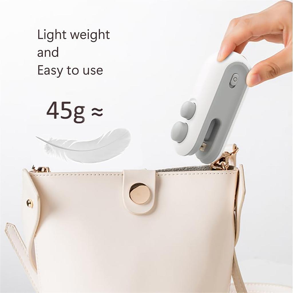 Easy To Use Bag Sealer Bag Sealing Machine Small Heat Sealing and Cutter ABS Material Bag Resealer for Plastic Bags