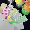 Life Tape: 3mm Fluorescent Gold & Silver Laser Dots for Journaling & Decoration