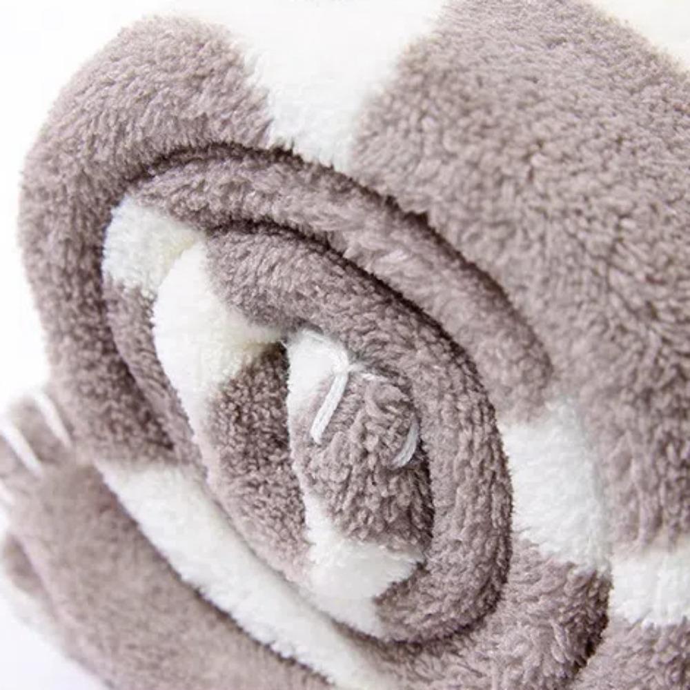 2pcs/set Flannel Plush Baby Blanket Stuffed Animal Baby Sleep Blanket