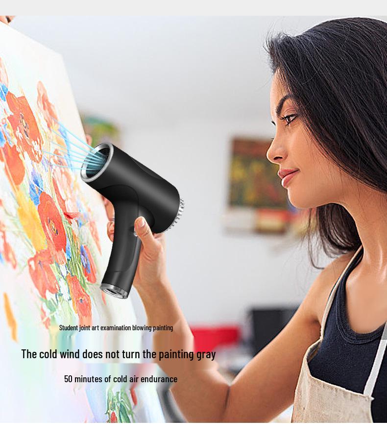 High-Power Wireless Portable Hair Dryer with Negative Ion Protection for Quick Drying