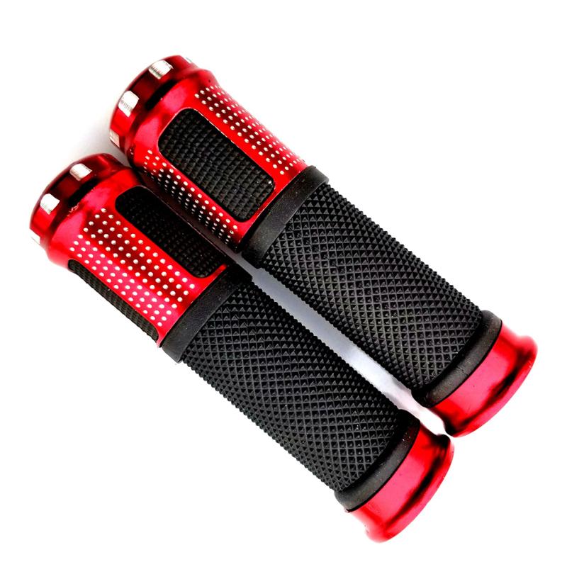 1 Pair Aluminum Alloy Bicycle Grip Cover Mountain Bike Non-slip Wear-resistant Bicycle Accessories
