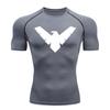 Tricou de compresie cu mânecă scurtă de vară pentru bărbați, top sport, tricou de alergare, uscare rapidă, îmbrăcăminte pentru sală, protecție solară, mânecă lungă