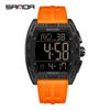 SANDA Fashion Electronic Watches for Man Multifunction Alarm Clock Luminous Calendar Chronograph Student Digital Wristwatch