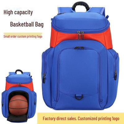 Unisex Sportrucksack mit Kontrastfarbe für Basketball- und Fußballtraining