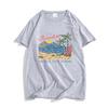 Paradise T Shirts Unisex Prevalent Harajuku Aesthetic Short Sleeve T-shirts 100% Cotton High Quality Tshirts Tropical State of Mind