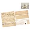 Ship Assembly Model Kits Wooden Sailing Boat Scale Model Decoration Toys Gifts for Kids Adults